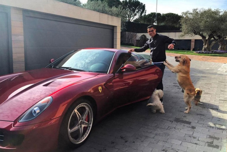 Spectacular Car Collection of Super Sportsman Cristiano Ronaldo - Cars ...