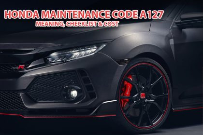 Honda Maintenance Code A127